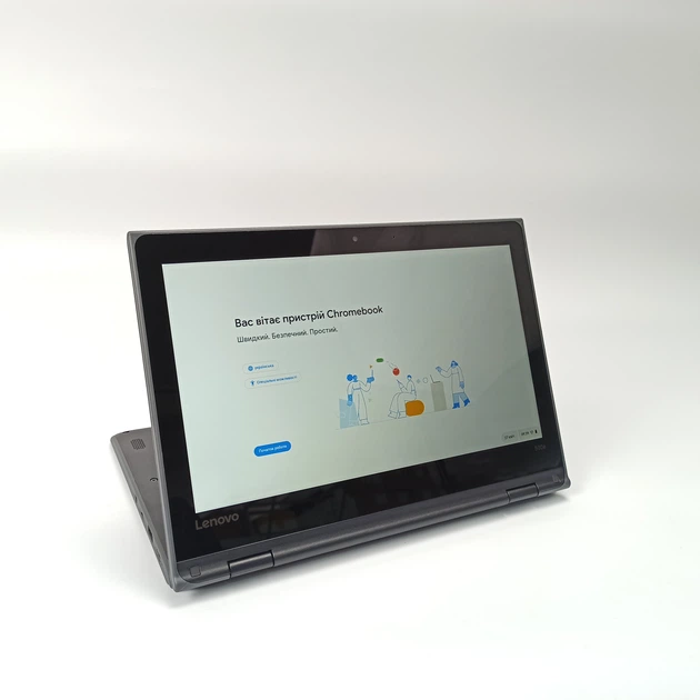 Ноутбук 11.6" Lenovo 500e Intel Celeron N3450 RAM 4GB eMMC 32GB Chrome OS h2 - Фото 10 Ноутбук 11.6" Lenovo 500e Intel Celeron N3450 RAM 4GB eMMC 32GB Chrome OS h2 - зображення 10
