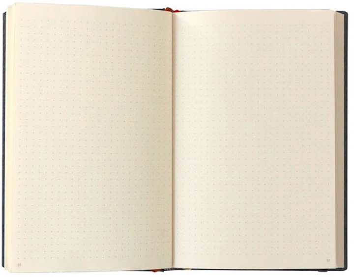 Записник Paperblanks Bullet Journal Стара Шкіра – Чорнильна пляма 13х21 см 192 сторінки в точку (9781439781395) - зображення 5
