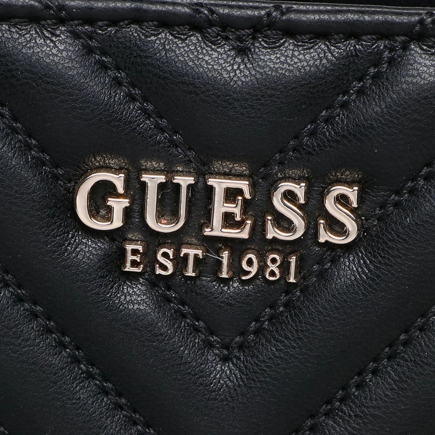 Сумка-шоппер жіноча GUESS NOELLE ELITE TOTE HWQG7879230-BLA Чорна (800070292871) - Фото 9 Сумка-шоппер жіноча GUESS NOELLE ELITE TOTE HWQG7879230-BLA Чорна (800070292871) - зображення 9