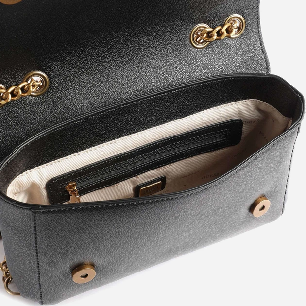 Сумка кросс-боди женская GUESS NELL CONVERTIBLE XBODY FLAP HWVB8678210-BLA Черная (800070292916) - Фото 5 Сумка кросс-боди женская GUESS NELL CONVERTIBLE XBODY FLAP HWVB8678210-BLA Черная (800070292916) - изображение 5