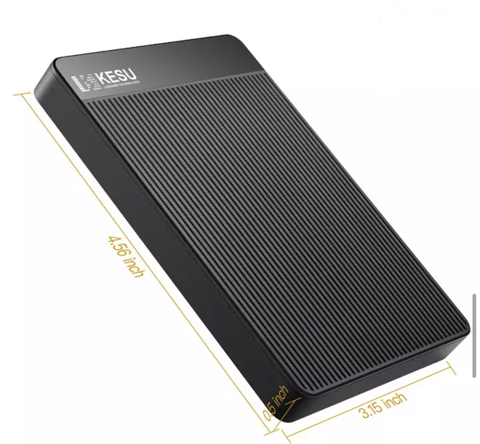 Внешний Жесткий диск Kesu K1 320Gb USB 3.0 Black + кейс - изображение 6