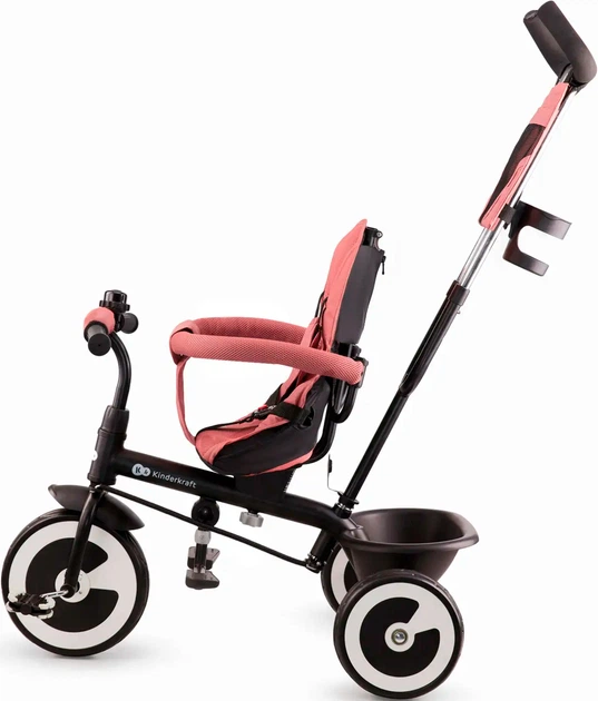 Rowerek Trójkołowy KinderKraft Aston Różowy Róż (KRASTO00PNK0000) - obraz 4
