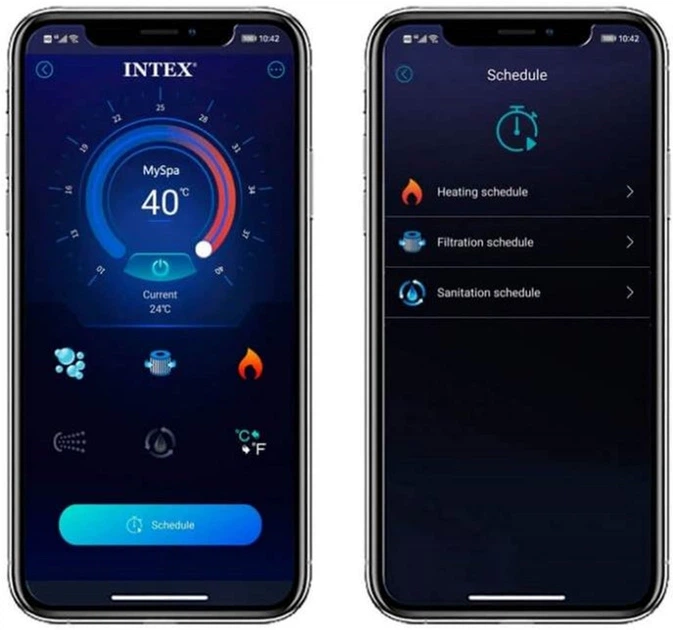 Басейн надувний Intex 201 x 201 x 70 см (6941057418209) - зображення 5