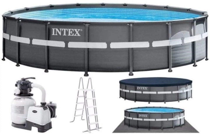 Basen stelażowy Intex 549 x 132 cm (6941057414515) - obraz 4