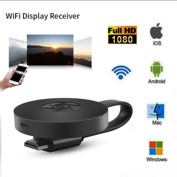 Бездротова медіаприставка Wi-Fi Google TV Chromecast 4K B001 3840x2160 - зображення 5