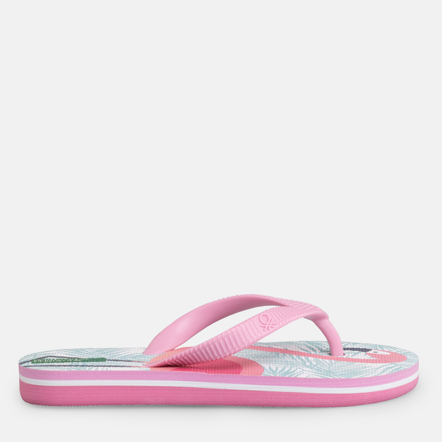 Дитячі в'єтнамки для дівчинки United Colors of Benetton 8G3ET1212-909 34 Рожеві (8300895220784) - зображення 1