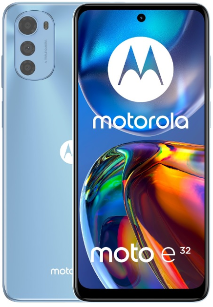 Smartfon Motorola Moto E32 4/64GB Altay Blue (PATR0011PL) - obraz 1