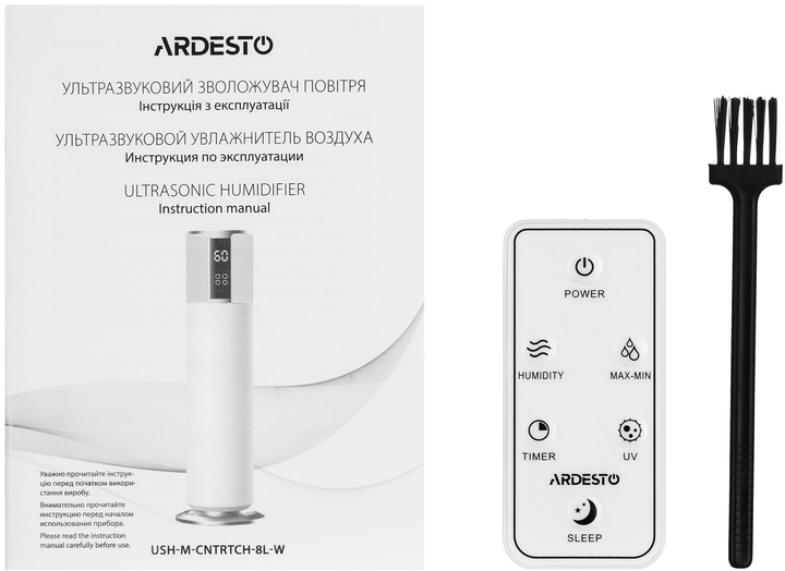 Зволожувач повітря Ardesto USH-M-CNTRTCH-8L-W - зображення 7