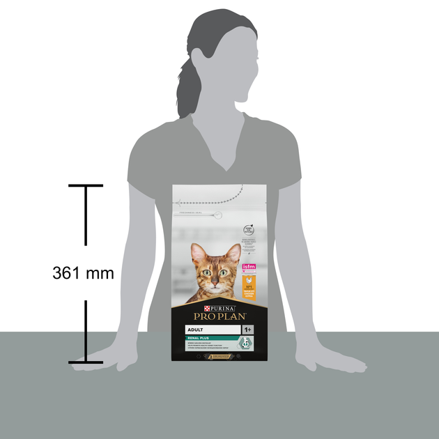 Сухий корм Purina PRO PLAN Adult 1+ Renal Plus для дорослих кішок з куркою 1.5 кг (7613036505956) - зображення 4
