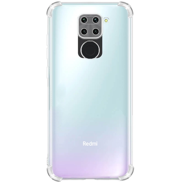Чохол Fiji Proof для Xiaomi Redmi Note 9 бампер із посиленими бортами Transparent - Фото 2 Чохол Fiji Proof для Xiaomi Redmi Note 9 бампер із посиленими бортами Transparent - зображення 2