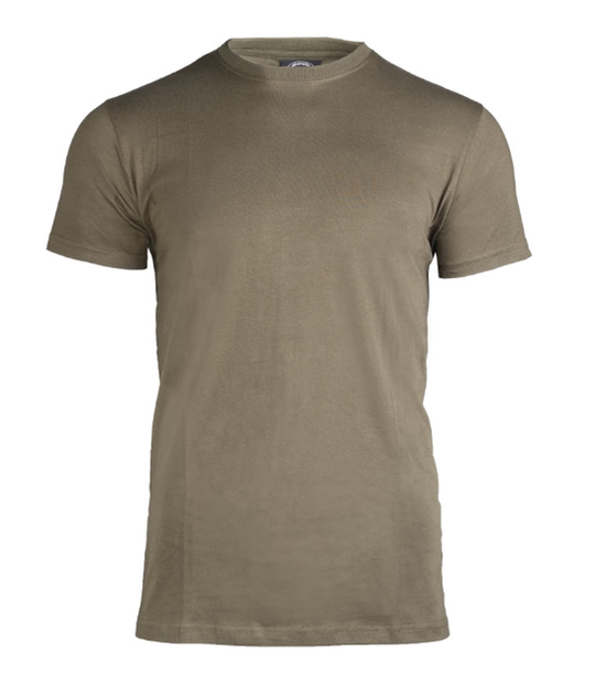 Футболка тактична бавовна Mil-Tec XL чоловіча літня футболка Оливковий - зображення 1