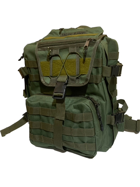 Рюкзак тактический штурмовой оксфорд 25 л. хаки - изображение 1