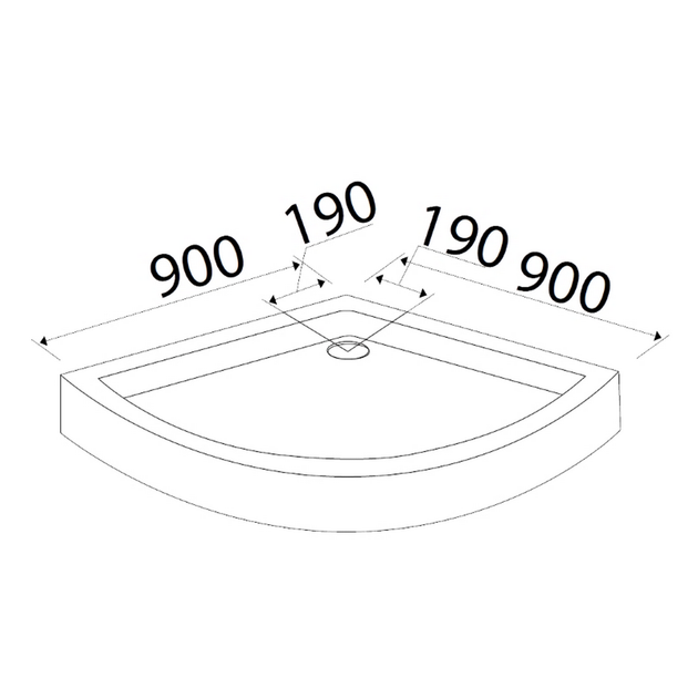 Душевой поддон акриловый VOLLE DIOS 10-13-015tray - изображение 2