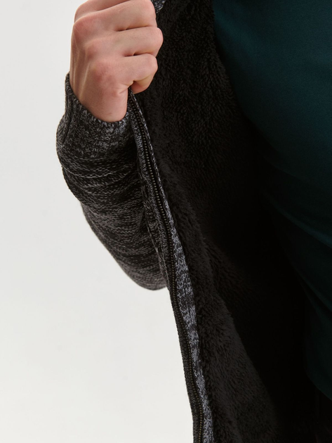 Кофта чоловіча Top Secret SSW3414SZ L Сіра (5903411417809) - зображення 6
