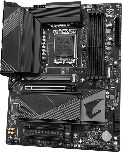 Материнская плата Gigabyte B760 Aorus Elite AX (s1700, Intel B760, PCI-Ex16) - изображение 3