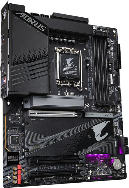 Материнська плата GIGABYTE Z790 S1700 ATX Z790 AORUS ELITE DDR4 - зображення 3