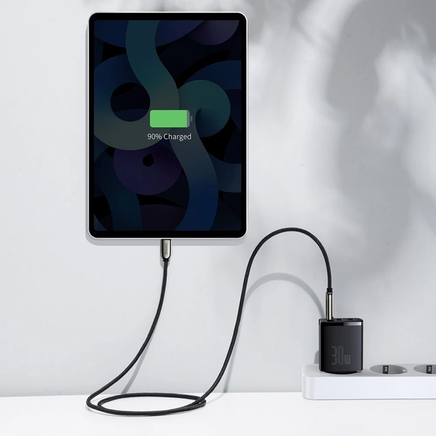 Мережевий зарядний пристрій Baseus Compact Quick Charger 2U+C 30W EU Black (CCXJ-E01) - Фото 4 Мережевий зарядний пристрій Baseus Compact Quick Charger 2U+C 30W EU Black (CCXJ-E01) - изображение 4