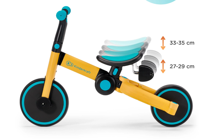 Трехколесный велосипед, беговел kinderkraft 4TRIKE 3в1 для детей от 1 до 5,5 лет - Фото 6 Трехколесный велосипед, беговел kinderkraft 4TRIKE 3в1 для детей от 1 до 5,5 лет - изображение 6