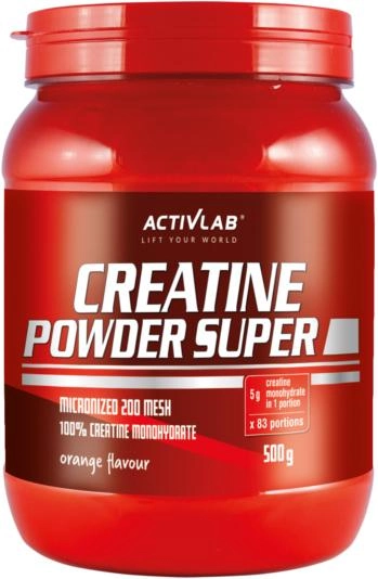 Kreatyna ActivLab Creatine Powder 500 g Jar Orange (5907368875095) - obraz 1