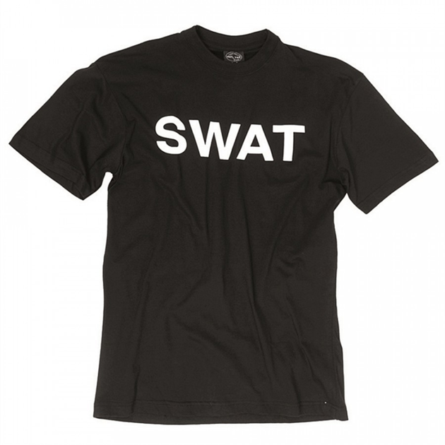 Футболка чоловіча Swat Mil-Tec Black XL - зображення 1