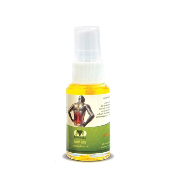 Лікувальний Спрей для Попереку та Суглобів, Знеболюючий, від М'язових Спазмів Erawadee Herbal Spray №60 (20мл) - зображення 1