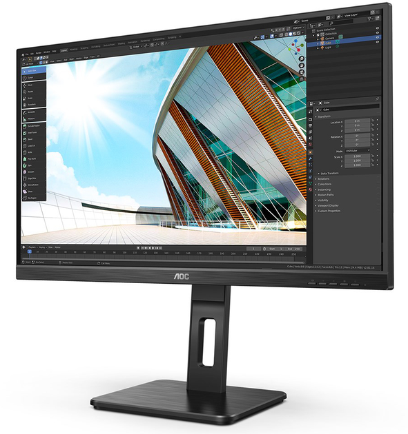 Монітор 27" AOC Q27P2Q - зображення 3