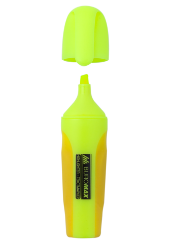 Маркер текстовий Buromax Neon з гумовими вставками 2-4 мм Жовтий (ВМ.8904-08) - Фото 1 Маркер текстовий Buromax Neon з гумовими вставками 2-4 мм Жовтий (ВМ.8904-08) - изображение 1