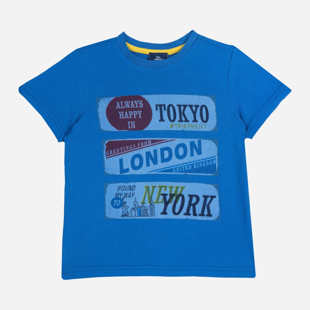 T-shirt Chicco T Shirts 09067297000000-085 122 cm niebieski (8059609058310) - obraz 1