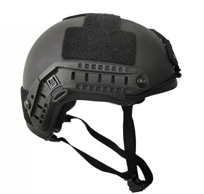 Баллистическая шлем-каска Fast черного цвета стандарта NATO (NIJ 3A) M/L - изображение 2