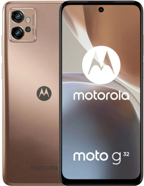 Smartfon Motorola Moto G32 6/128GB Rose Gold (PAUU0030RO) (bez ładowarki) - obraz 1