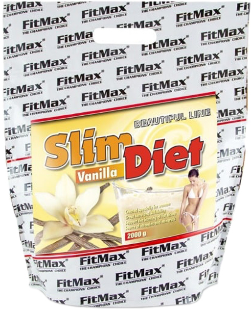 Гейнер FitMax Slim Diet 2000 г Ваніль (5908264416702) - зображення 1