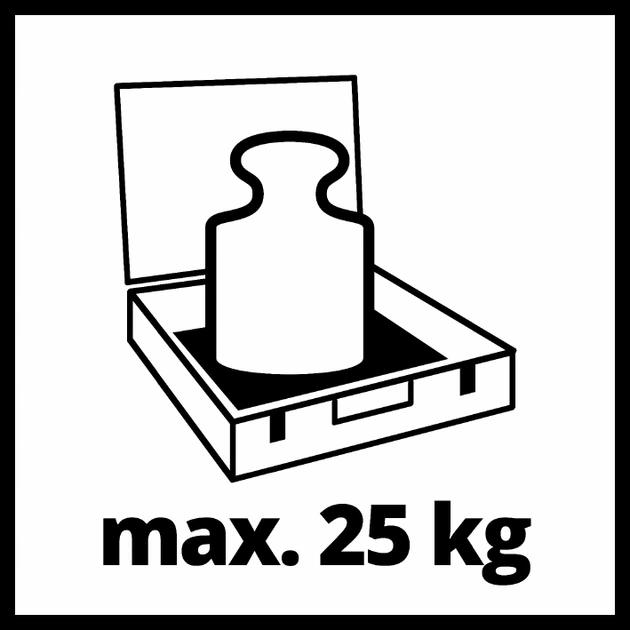 Plastikowa walizka narzędziowa Einhell E-Case S-F z wkładką piankową (4540020AN) - obraz 6