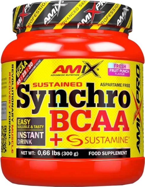 Амінокислоти Amix Pro Synchro BCAA 300 г Кавун (8594159530317) - зображення 1