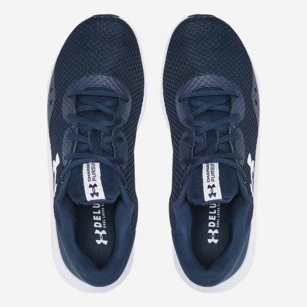Buty do biegania męskie Under Armour Charged Pursuit 3 3024878-401 41 (8US) 26 cm Granatowe (195252758394) - obraz 4