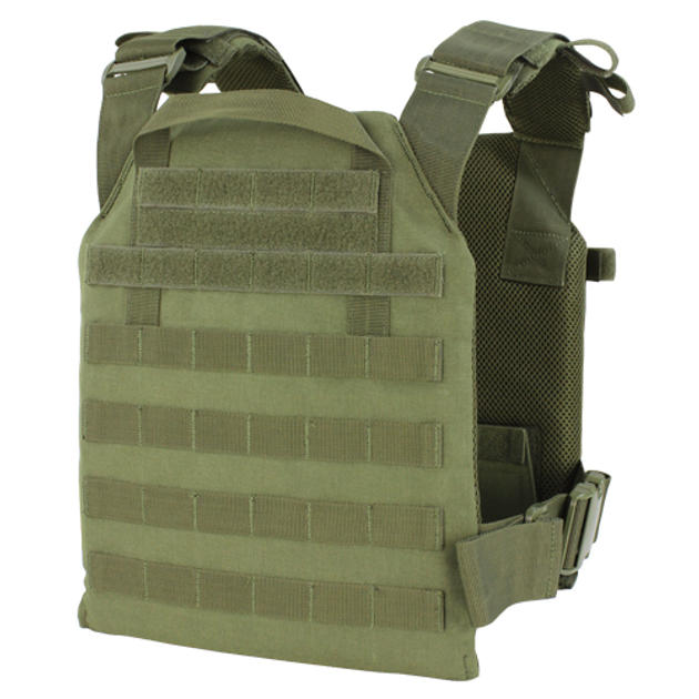 Плитоноска тактическая молле бронежилет чехол Condor Sentry Lightweight Plate Carrier 201042 Олива (Olive) - изображение 2