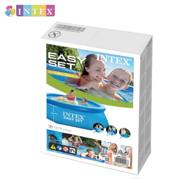 Круглый надувной бассейн Intex 28118 NP. Фильтр-насос в комплекте. Размером 305x75см, объём 3077л, от 6 лет - изображение 3
