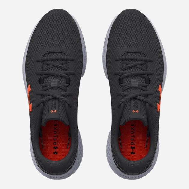 Чоловічі кросівки для бігу Under Armour Charged Rogue 3 3024877-100 45.5 (11.5US) 29.5 см Сірі (196039094209) - зображення 4