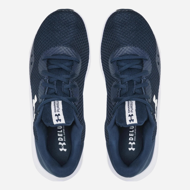 Buty do biegania męskie Under Armour Charged Pursuit 3 3024878-401 41 (8US) 26 cm Granatowe (195252758394) - obraz 4