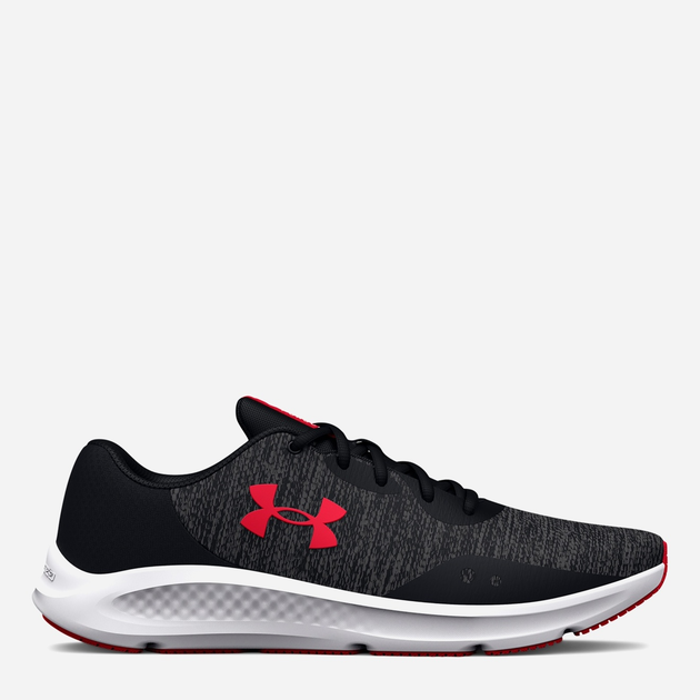 Чоловічі кросівки для бігу Under Armour Charged Pursuit 3 Twist 3025945-002 46 (12US) 30 см Чорні (195253652080) - зображення 1