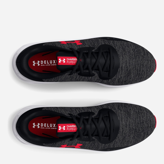 Buty do biegania męskie Under Armour Charged Pursuit 3 Twist 3025945-002 42 (8.5US) 26.5 cm Czarne (195253652424) - obraz 4