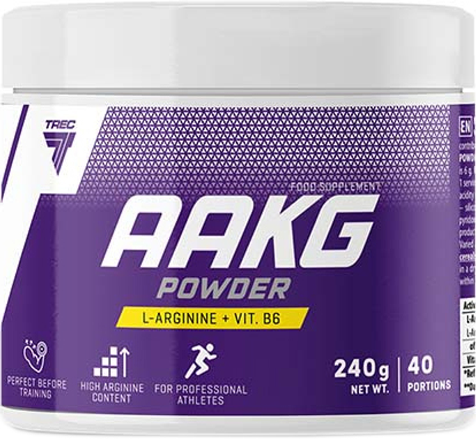 Aminokwas Trec Nutrition AAKG Powder 240 g Jar Grapefruit (5902114040376) - obraz 1