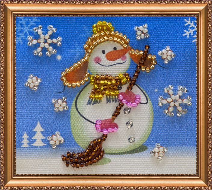 Схема вышивки «Новый год снеговики» (№1942588)