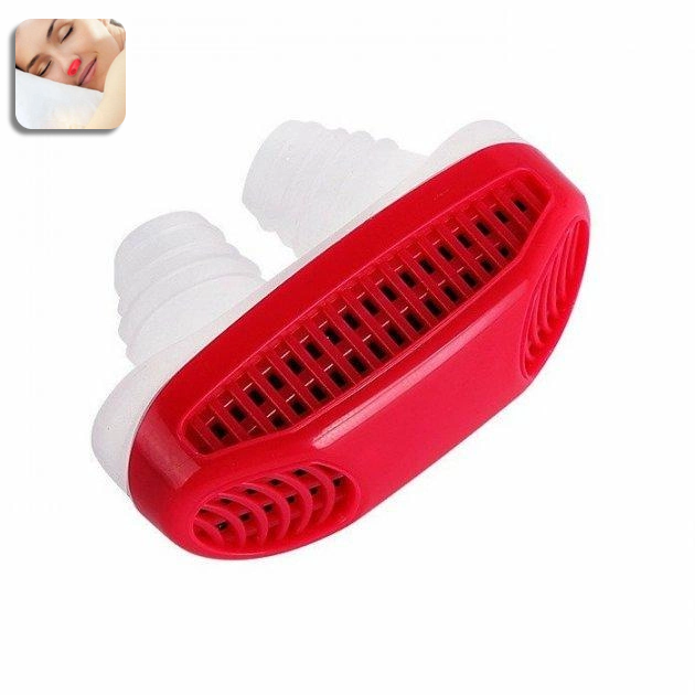 Антихрап клипса Anti snoring фильтр для носа и очиститель воздуха 2 в 1 Красный - изображение 1