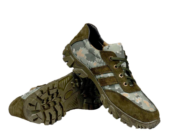 Кросівки тактичні Soilder Піксель колір Олива розмір 48 - зображення 1