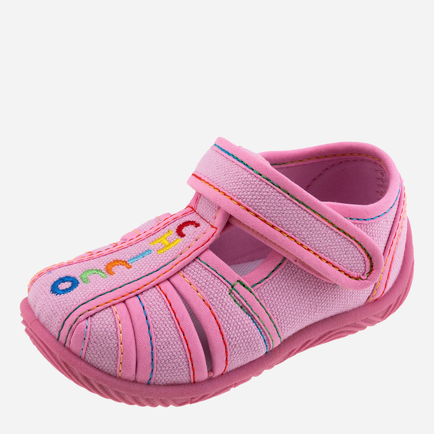 Tekstylne kapcie dziecięce do przedszkola Chicco 01057428000000-100 26 Różowe (8055344723278) - obraz 1