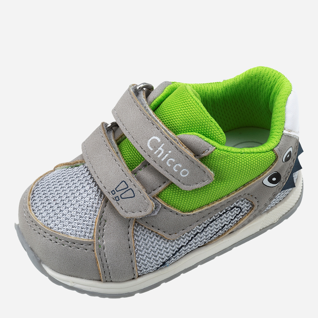 Buty sportowe chłopięce na rzepy Chicco 01065657000000-950 19 Szare (8051182181447) - obraz 1