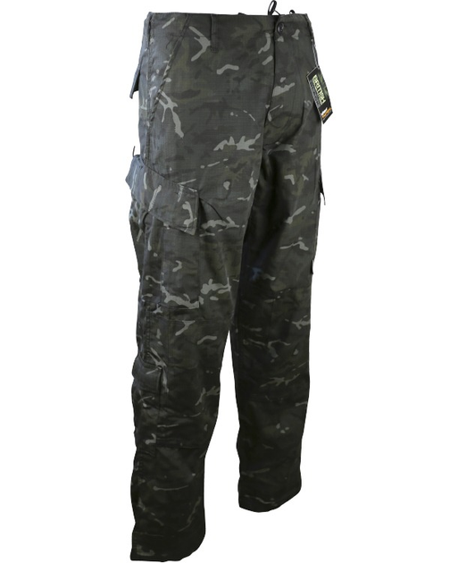 Штани тактичні KOMBAT UK ACU Trousers XXL мультікам чорний (kb-acut-blk) - зображення 1
