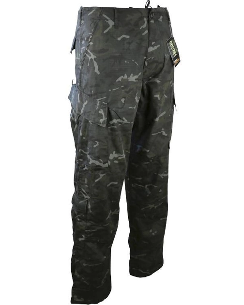Штани тактичні KOMBAT UK ACU Trousers M мультікам чорний (kb-acut-btpbl) - изображение 1
