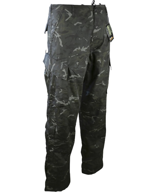 Штани тактичні KOMBAT UK ACU Trousers M чорний (kb-acut-btpbl) - зображення 1