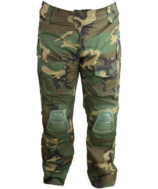 Штани тактичні KOMBAT UK Spec-ops Trousers GenII M лісовий камуфляж (kb-sotg-wdl) - изображение 1